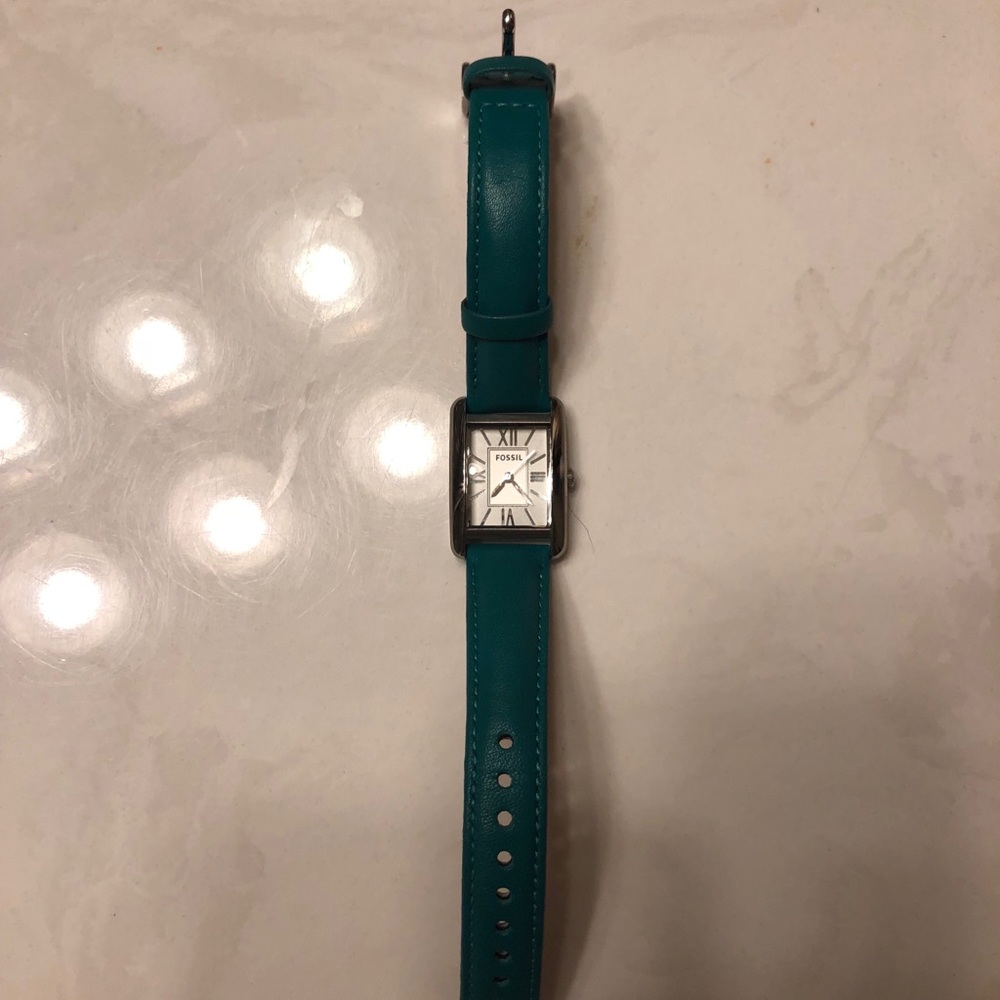 Fossil watch in Teal
